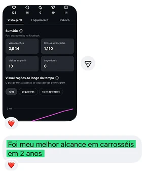 Depoimento de aluno no WhatsApp 8